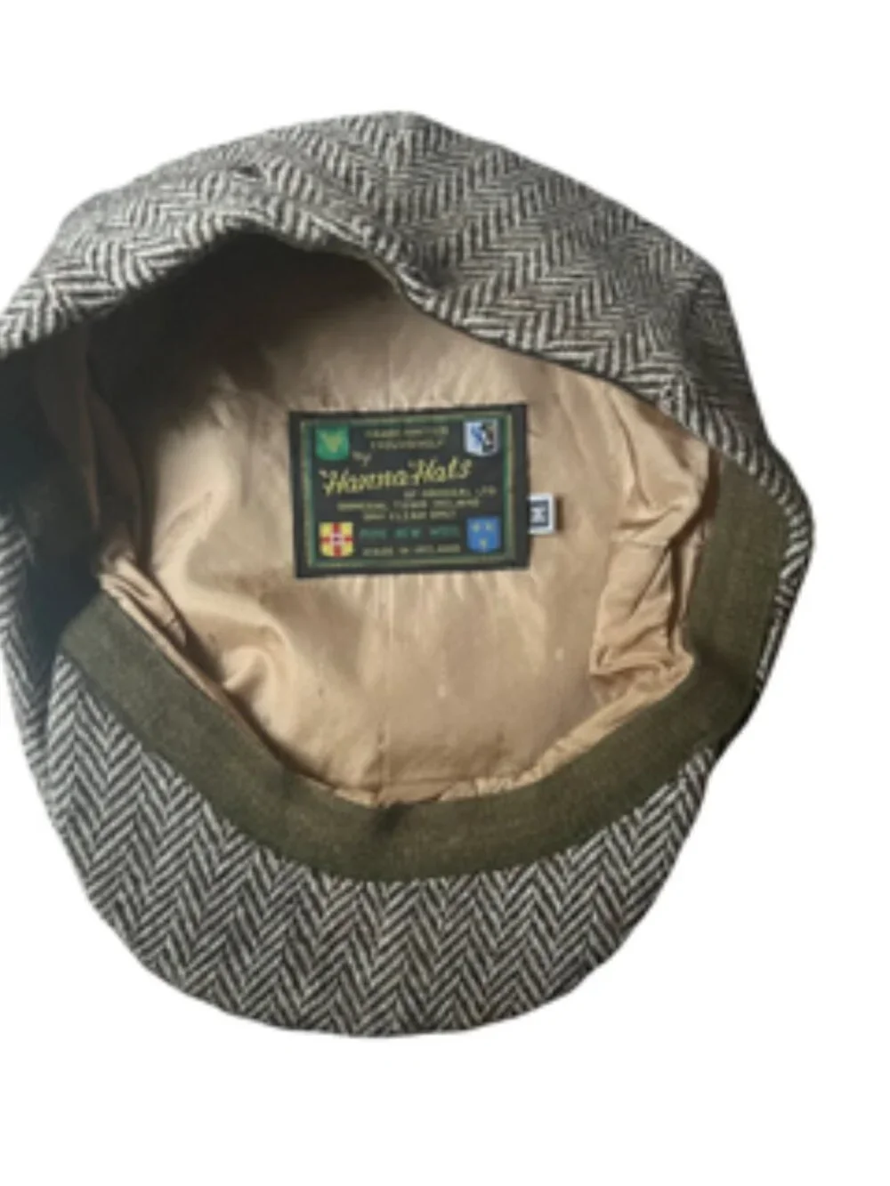 Hanna Hats Vintage Cap Tweed Made in Ireland